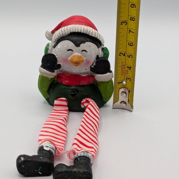 Shelf Sitter Penguin Holiday Christmas Figurine - Picture 6 of 8